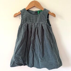 United Colors Of Benetton Light Teal Corduroy Dress